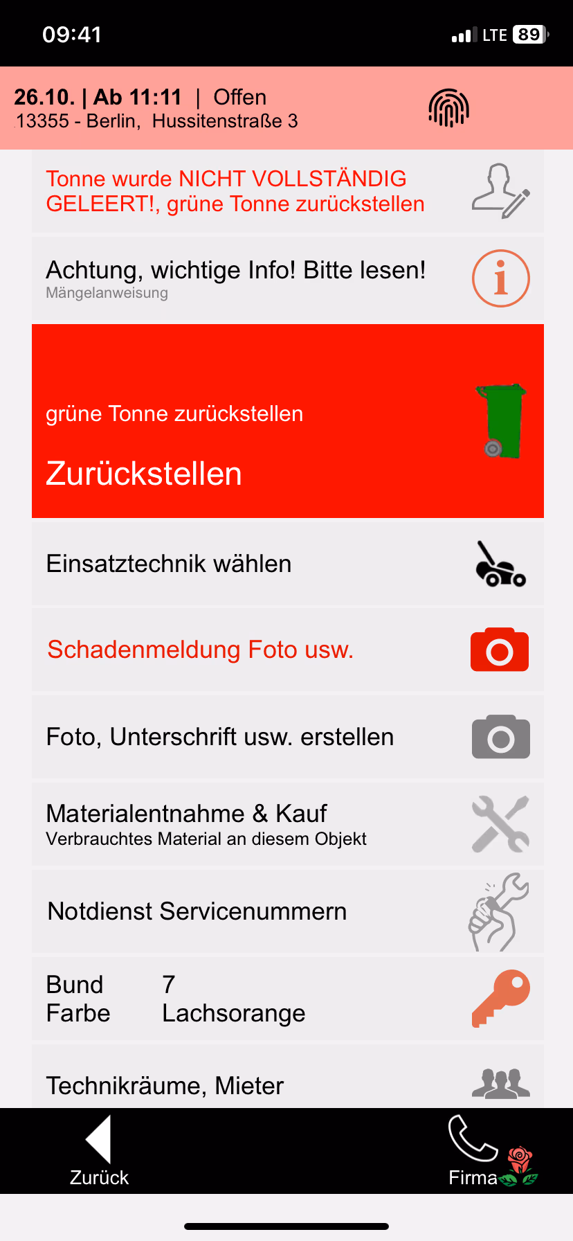 Details - Alle Möglichkeiten in der Detailansicht
